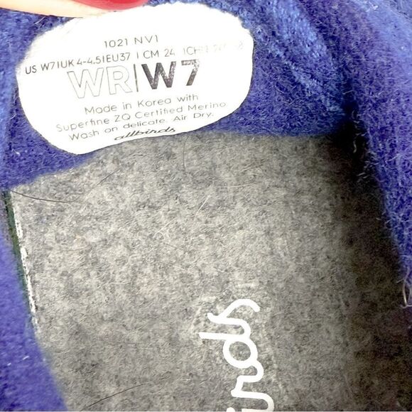 Allbirds x Sam's Club Women's Wool Runners in Blue Size 7 - Picture 8 of 8